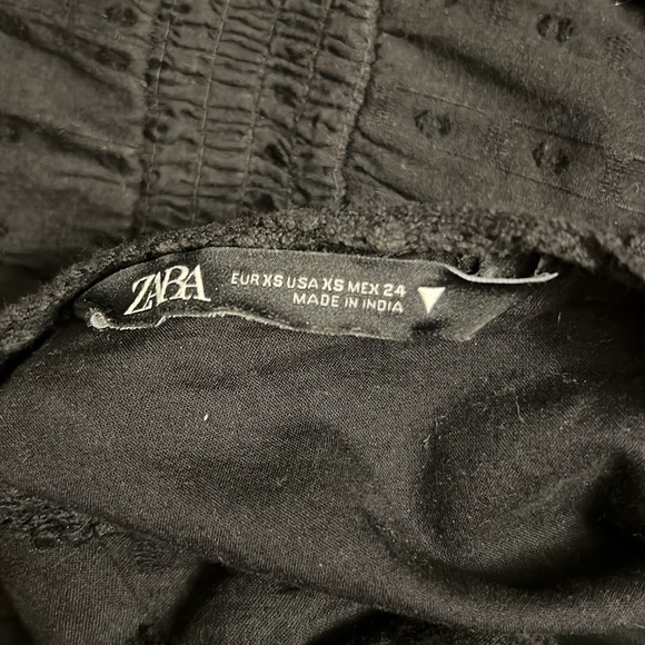 Zara Black Eyelit Dress - Picture 5 of 6